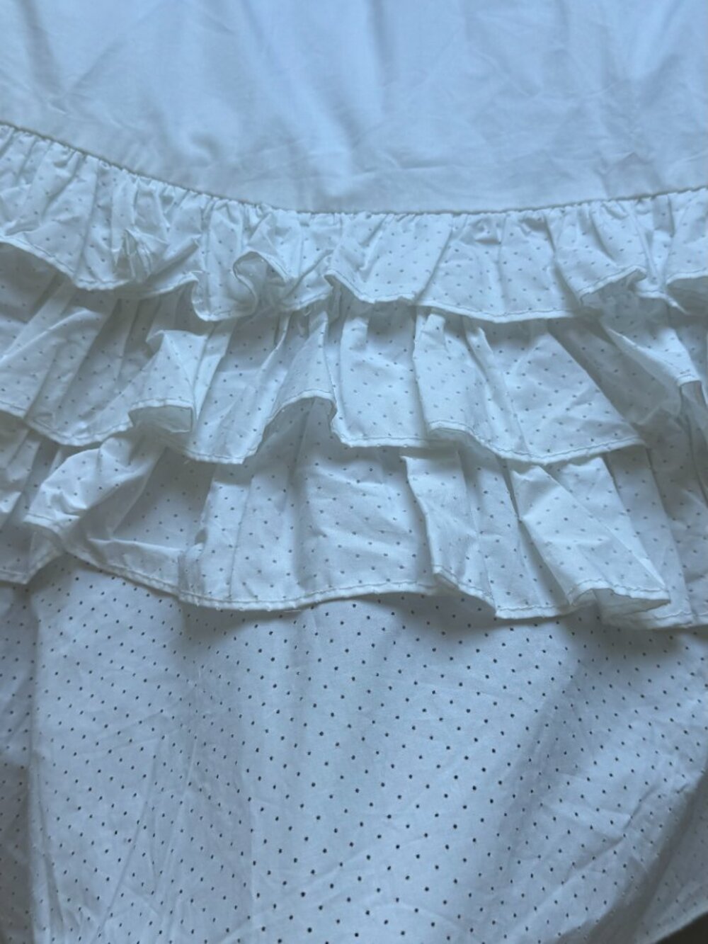 rose & Poetry Fannie High-Low Hi Asymmetrical tiered Ruffled Skirt Small S - Picture 10 of 16